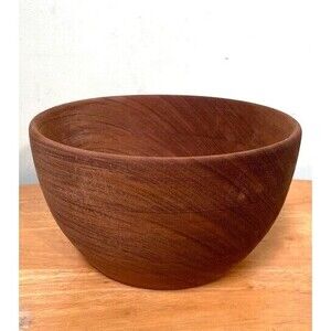 Handcrafted The Maine State Prison Hardwood Raw Wooden Serving Hand-Turned Bowl